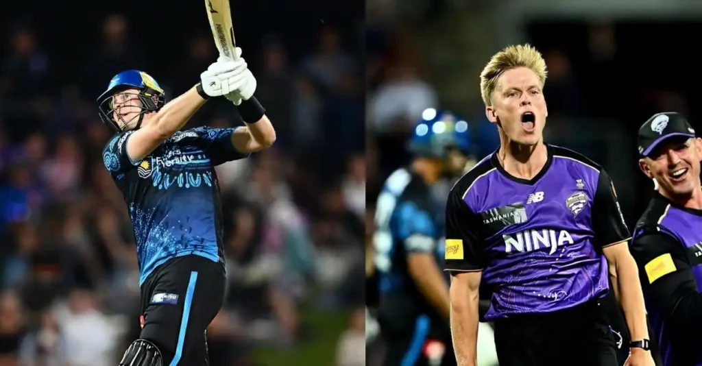 Liam Scott’s knock goes in vain as Nathan Ellis’ bowling brilliance guides Hobart Hurricanes to big win over Adelaide Strikers in BBL|15