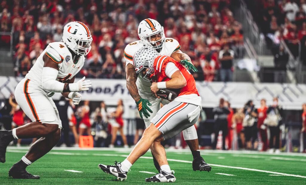 Miami DL Akeem Mesidor remains atop 2026 CFL Draft scouting bureau rankings