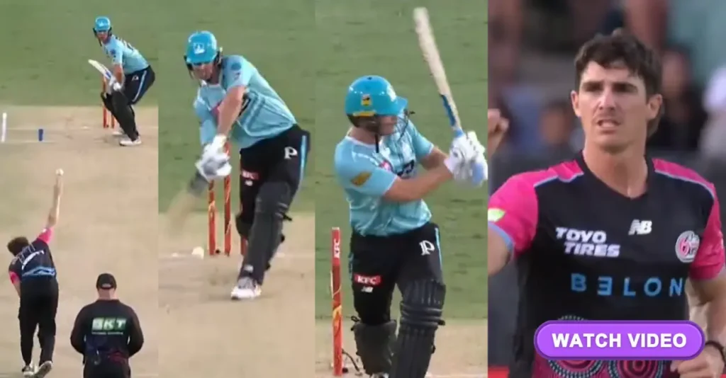 WATCH: Sean Abbott rattles Jack Wildermuth’s stumps with a peach of a delivery in BBL|15 WATCH: Sean Abbott rattles Jack Wildermuth’s stumps with a peach of a delivery in BBL|15