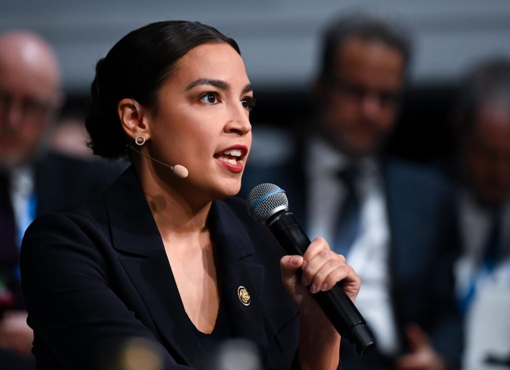 AOC's panel appearances panned as she struggles to adapt messaging to world stage in Munich