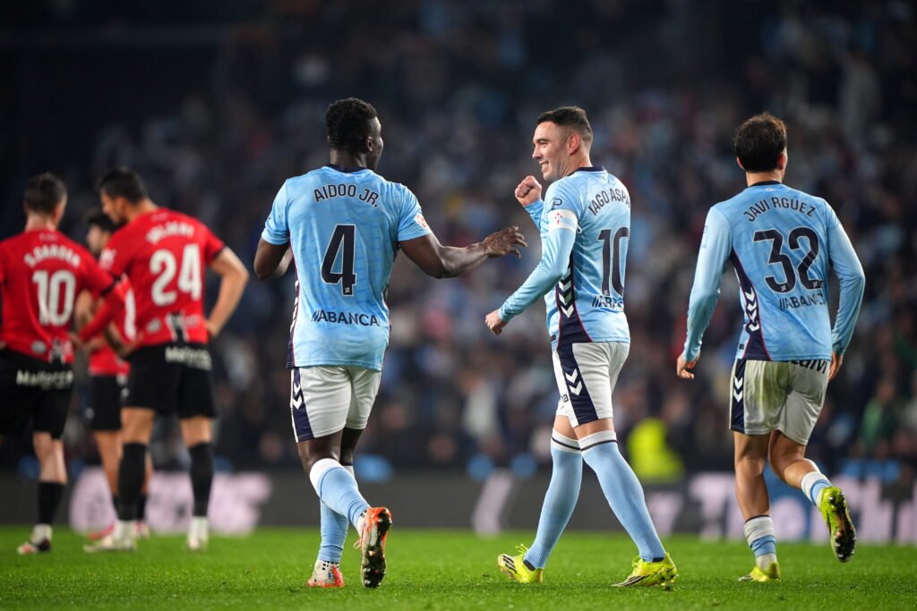 Aspas steers Celta into top 6, Villarreal win derby