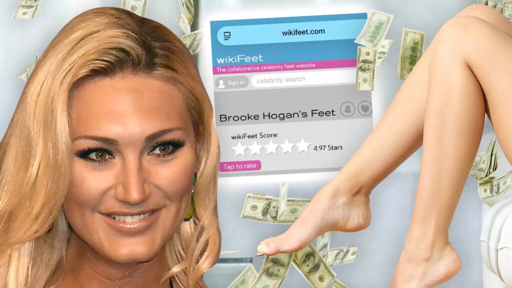 Brooke Hogan Toys With Foot Fetish Modeling Since She's Got the Goods