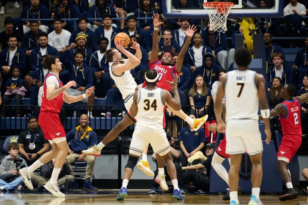 Cal edges SMU to win its 20th game of season Cal edges SMU to win its 20th game of season