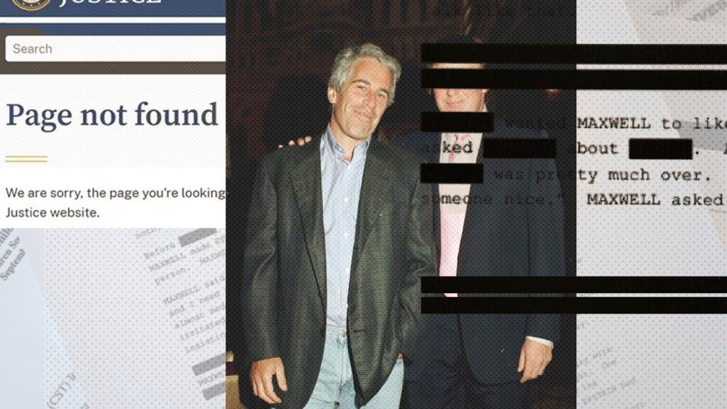 DOJ removed, withheld Epstein files related to accusations about Trump : NPR