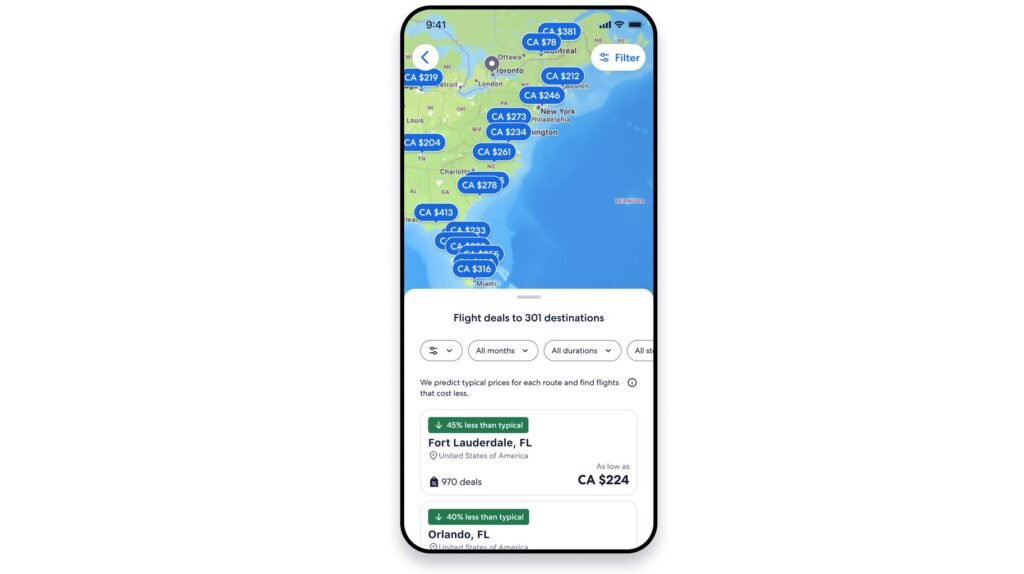 Expedia brings 'Flight Deals' tool to Canada