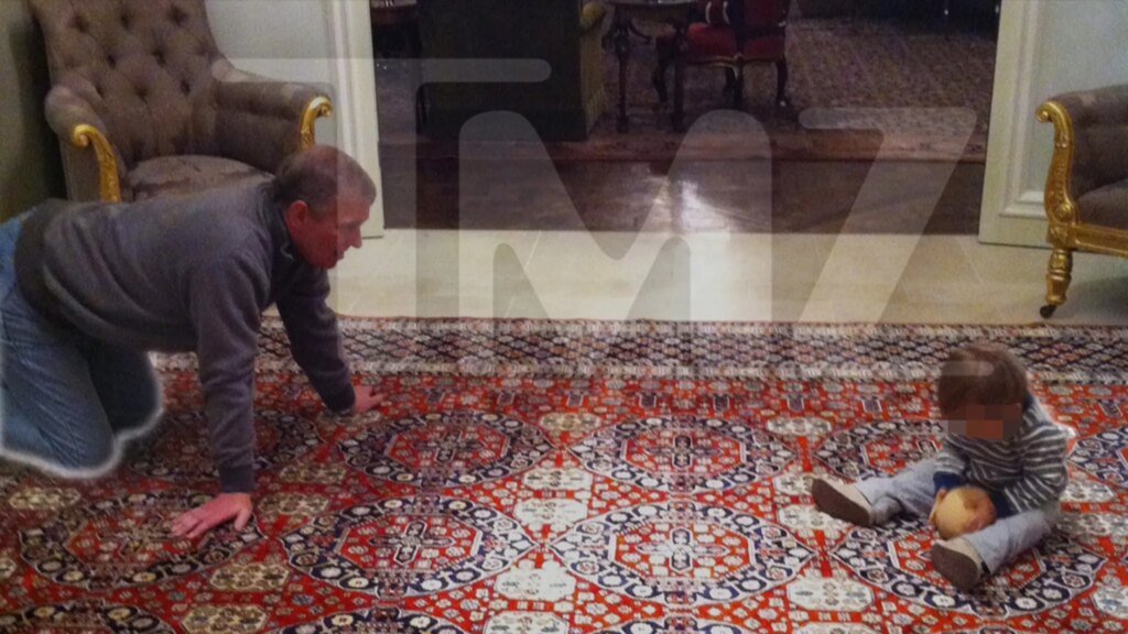 Former Prince Andrew Tosses Boobie Ball with Kid in Pics