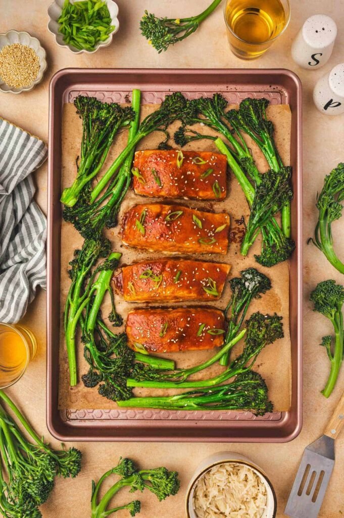Gochujang Salmon with Broccolini - Carmy
