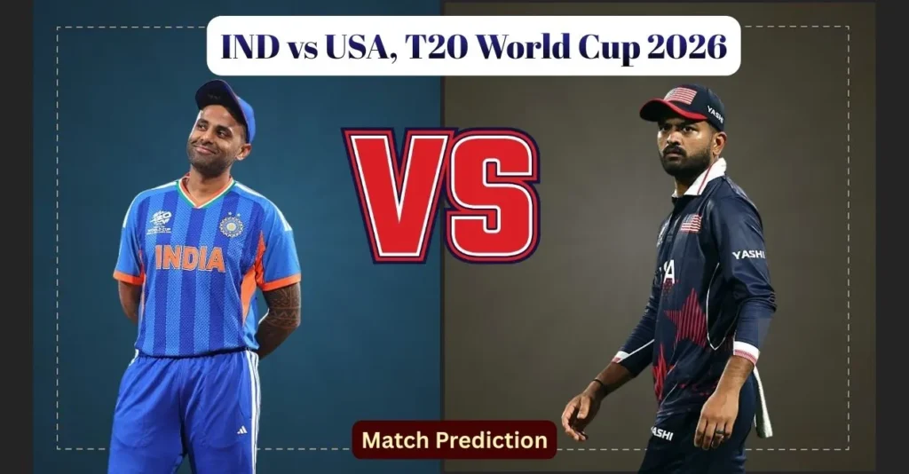 IND vs USA, T20 World Cup 2026, Match Prediction: Who will win today’s game between India and USA?
