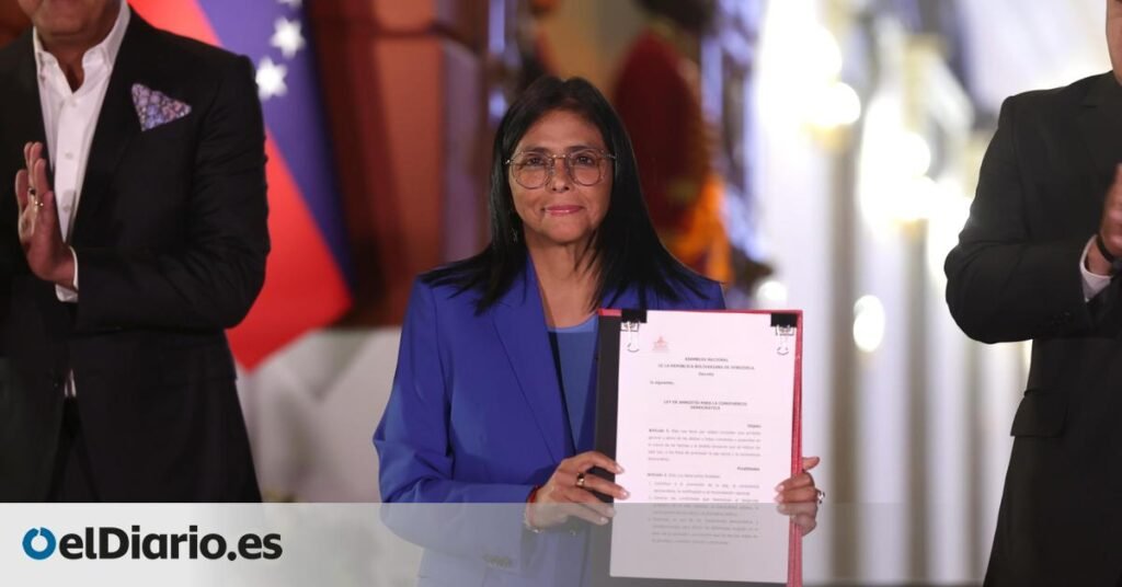 La UE respalda la propuesta de España de levantar las sanciones a la presidenta venezolana Delcy Rodríguez La UE respalda la propuesta de España de levantar las sanciones a la presidenta venezolana Delcy Rodríguez