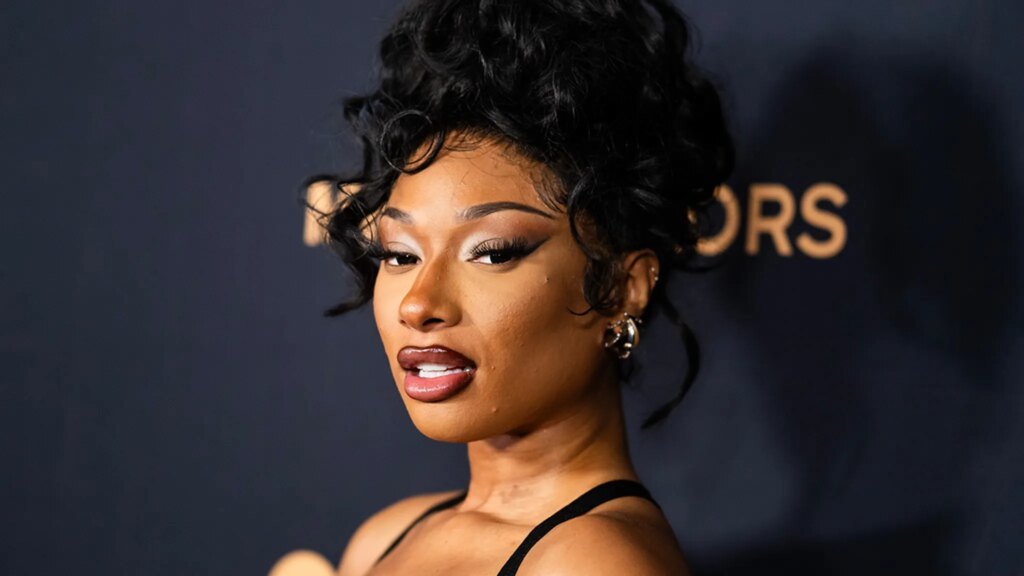 Megan Thee Stallion Shows Off Curves Getting Fitted For Roberto Cavalli Dress