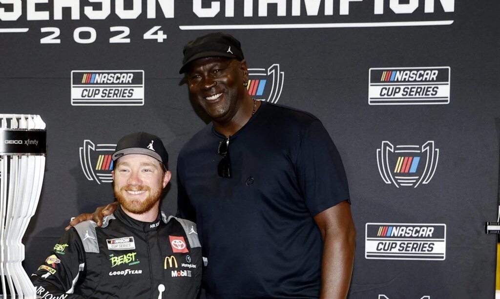 Michael Jordan Goes Viral Over Interaction w/ Tyler Reddick's Son