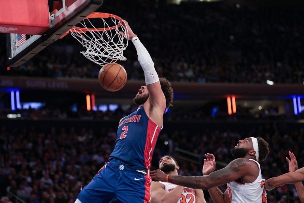 NBA roundup: Pistons dominate Knicks to cap season sweep
