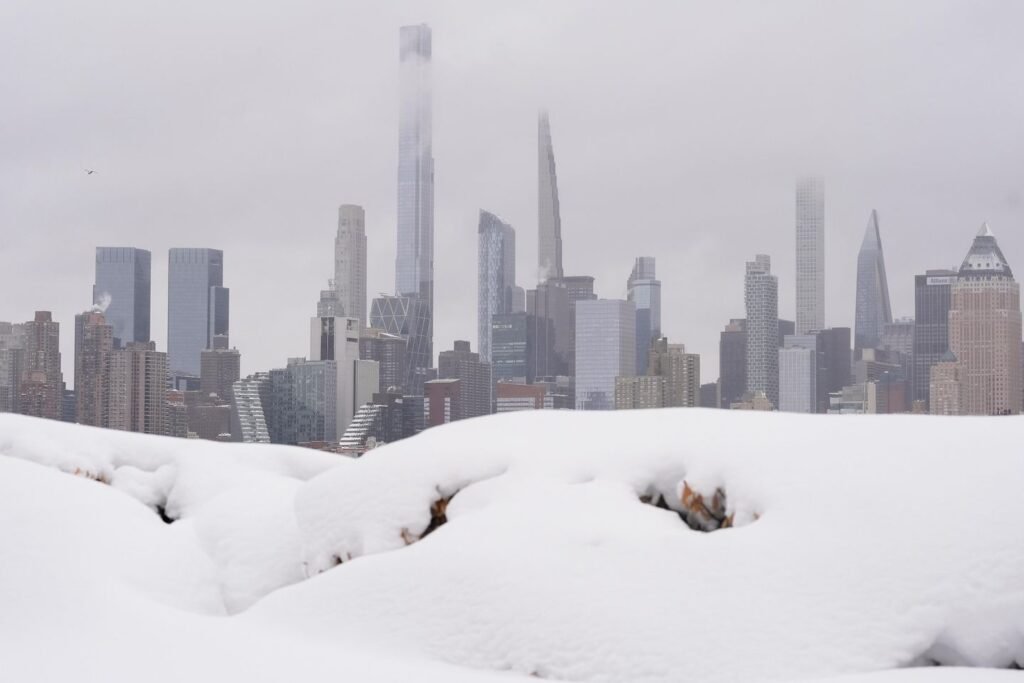 New York City police investigating after officers were hit with snowballs during a snowball fight