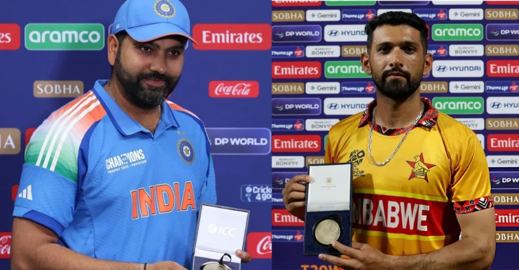 Oldest captains to win Player of the Match Award in ICC tournaments ft. Sikandar Raza and Rohit Sharma Oldest captains to win Player of the Match Award in ICC tournaments ft. Sikandar Raza and Rohit Sharma