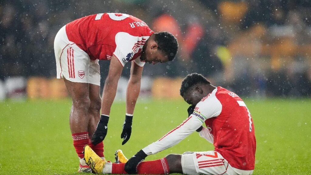 Saka on Arsenal's shock Wolves slip-up as Arteta says Gunners 'too emotional'