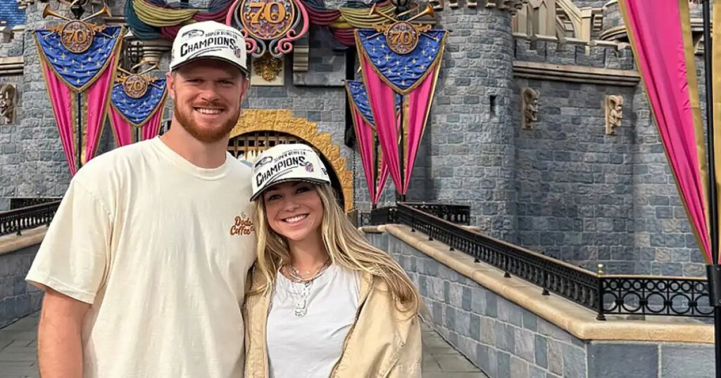 Seahawks QB Sam Darnold’s Fiancee Shares BTS Pics From Super Bowl Win