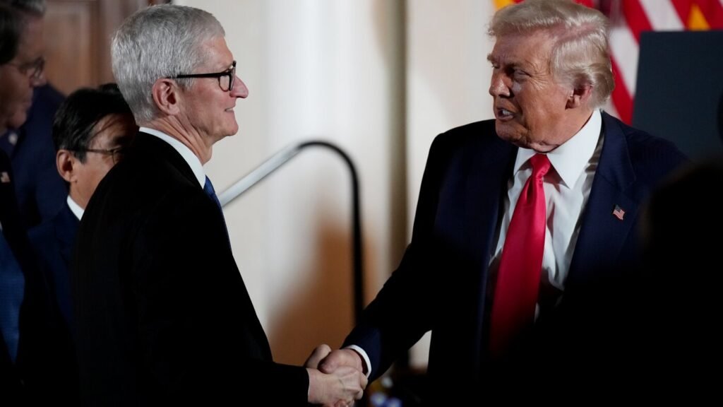 Senate Dems blast Trump over playing favorites with tariffs : NPR Senate Dems blast Trump over playing favorites with tariffs : NPR