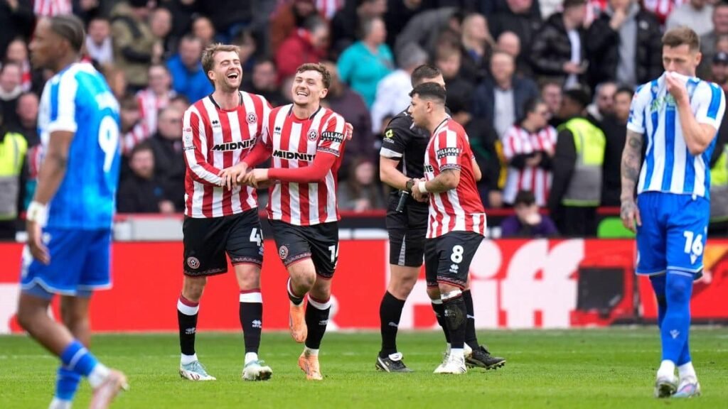Sheffield Wednesday relegated by rivals Sheffield United after defeat in Steel City derby