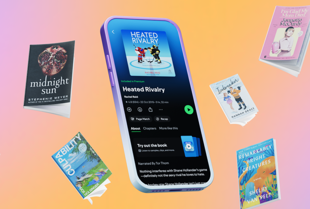 Spotify ventures into physical book sales, adds new audiobook features Spotify ventures into physical book sales, adds new audiobook features