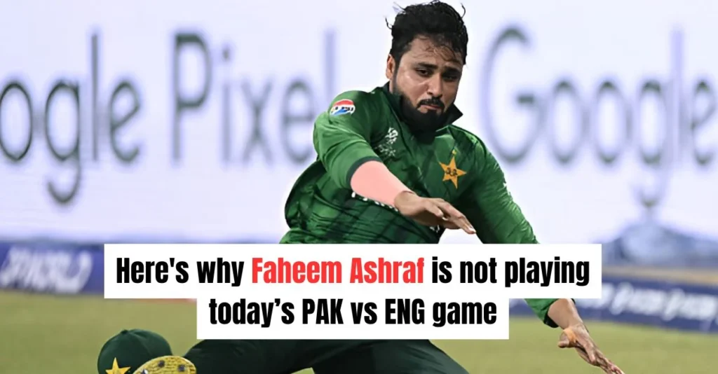 T20 World Cup 2026: Here’s why Faheem Ashraf is not playing today’s PAK vs ENG Super 8 game T20 World Cup 2026: Here’s why Faheem Ashraf is not playing today’s PAK vs ENG Super 8 game