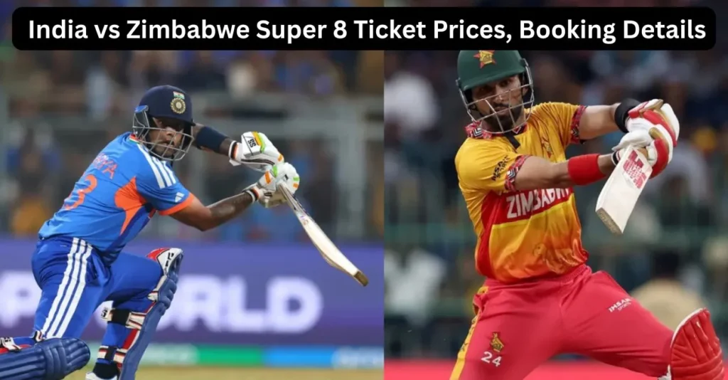 T20 World Cup 2026: India vs Zimbabwe Super 8 Ticket Prices, Booking Details T20 World Cup 2026: India vs Zimbabwe Super 8 Ticket Prices, Booking Details
