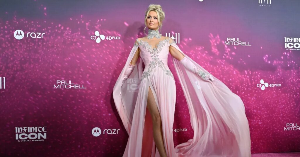 The Texture Spray Behind Paris Hilton's Smooth, Camera-Ready Hair