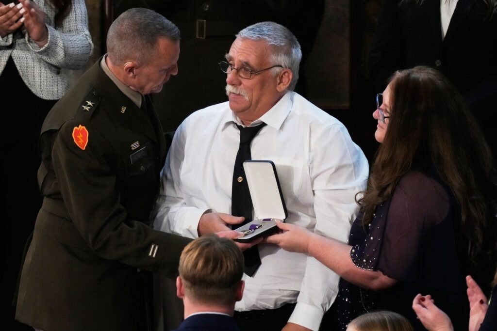 Trump awards Purple Hearts to National Guard members killed, injured in D.C. ambush