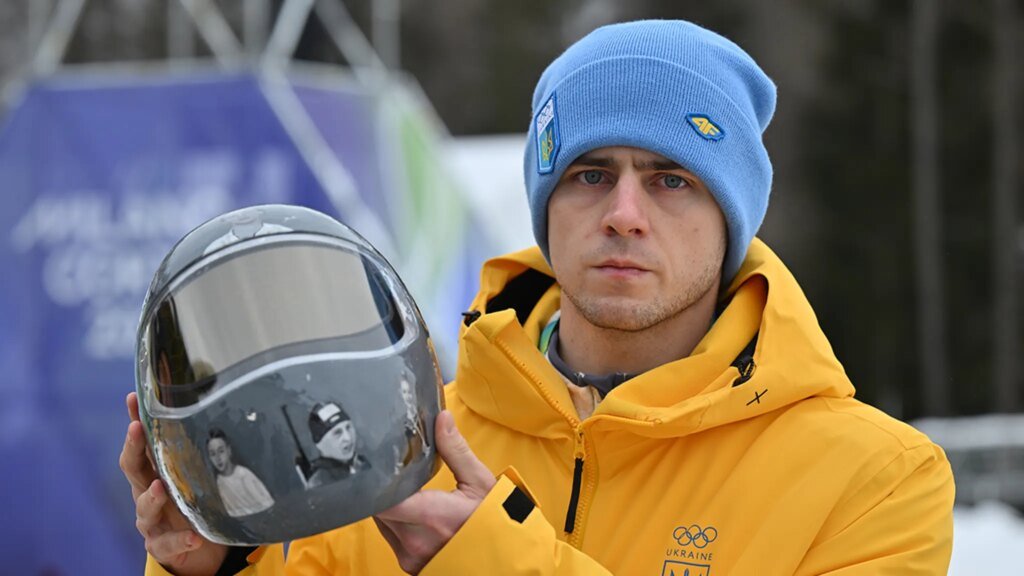 Ukrainian Olympian Pulled From Competition Over Controversial War Tribute Helmet