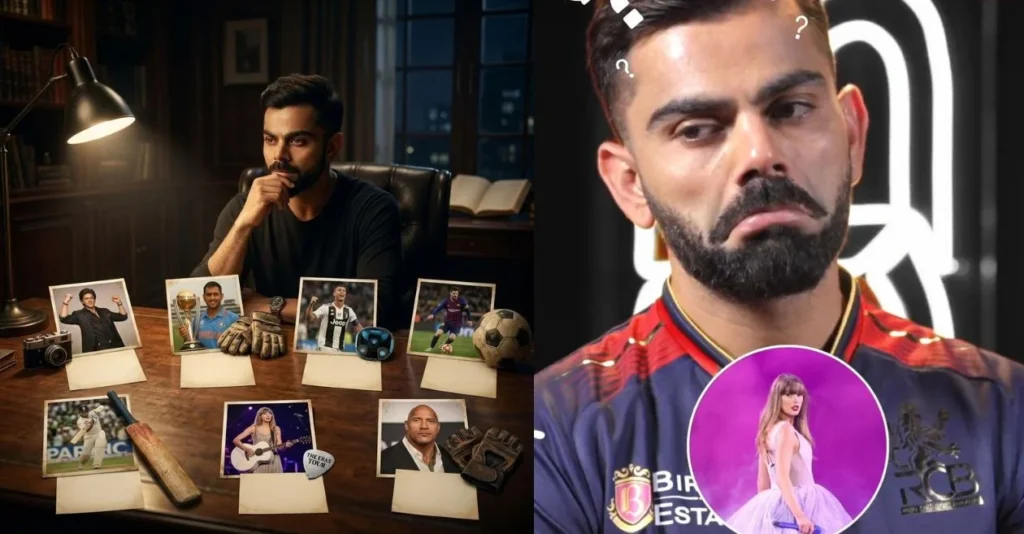 Virat Kohli’s dream list: Qualities he wishes to inherit from SRK, Dhoni, Ronaldo, Messi, Tendulkar, Taylor Swift and The Rock