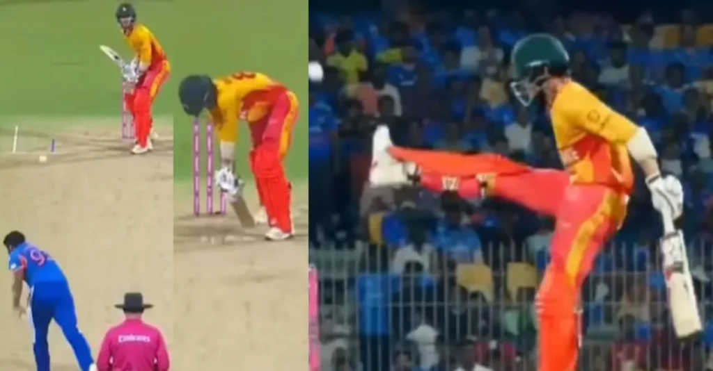 WATCH: Brian Bennett’s Beckham-style reflexes deny Jasprit Bumrah a stunning yorker dismissal during T20 World Cup 2026 Super 8 clash