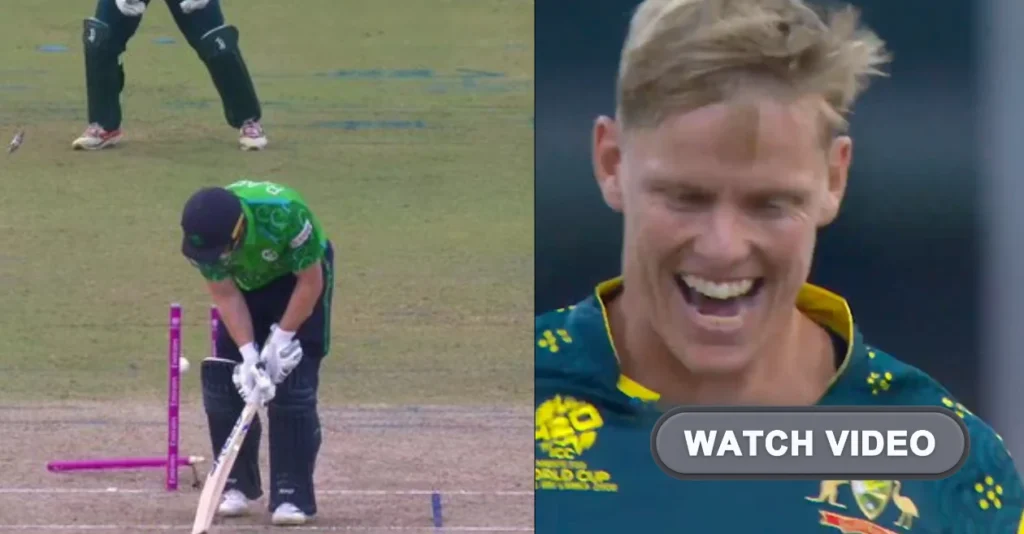WATCH: Nathan Ellis’ clever slower ball dismisses Ross Adair as Australia dominate Ireland in T20 World Cup 2026