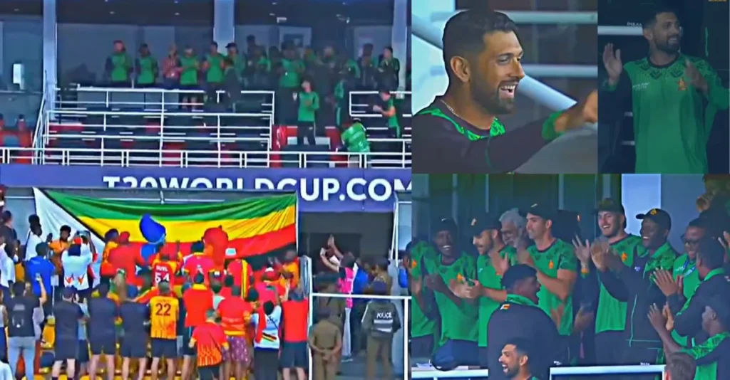 WATCH: Sikandar Raza leads joyful celebrations after Zimbabwe’s Super 8 qualification at T20 World Cup 2026 WATCH: Sikandar Raza leads joyful celebrations after Zimbabwe’s Super 8 qualification at T20 World Cup 2026