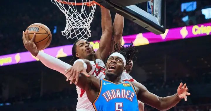 Wallace leads Thunder past Raptors 116-107 Wallace leads Thunder past Raptors 116-107