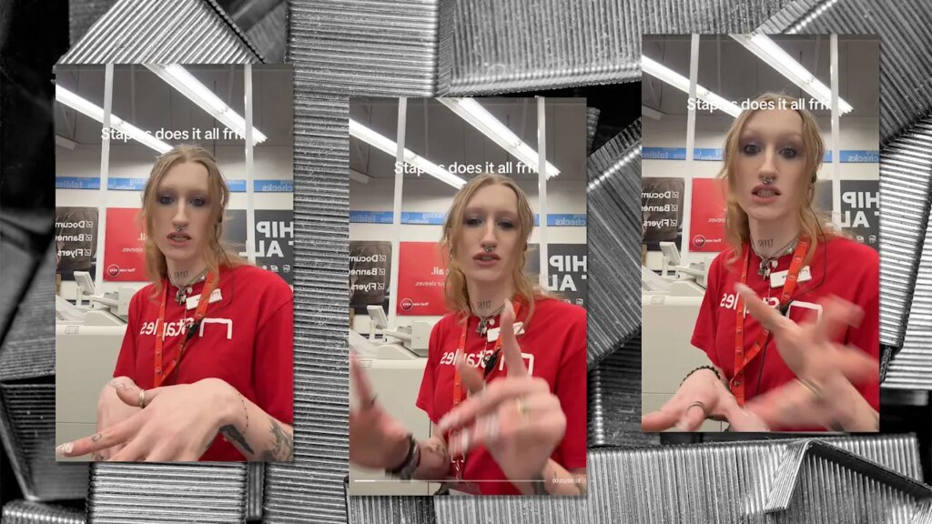 ‘Staples Baddie’ went viral. Here’s what the retailer is doing about its Gen Z employee’s internet fame