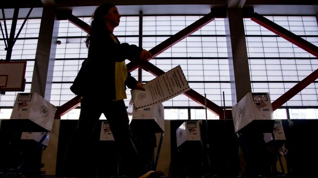 46% of Americans want National Guard to monitor voting : NPR