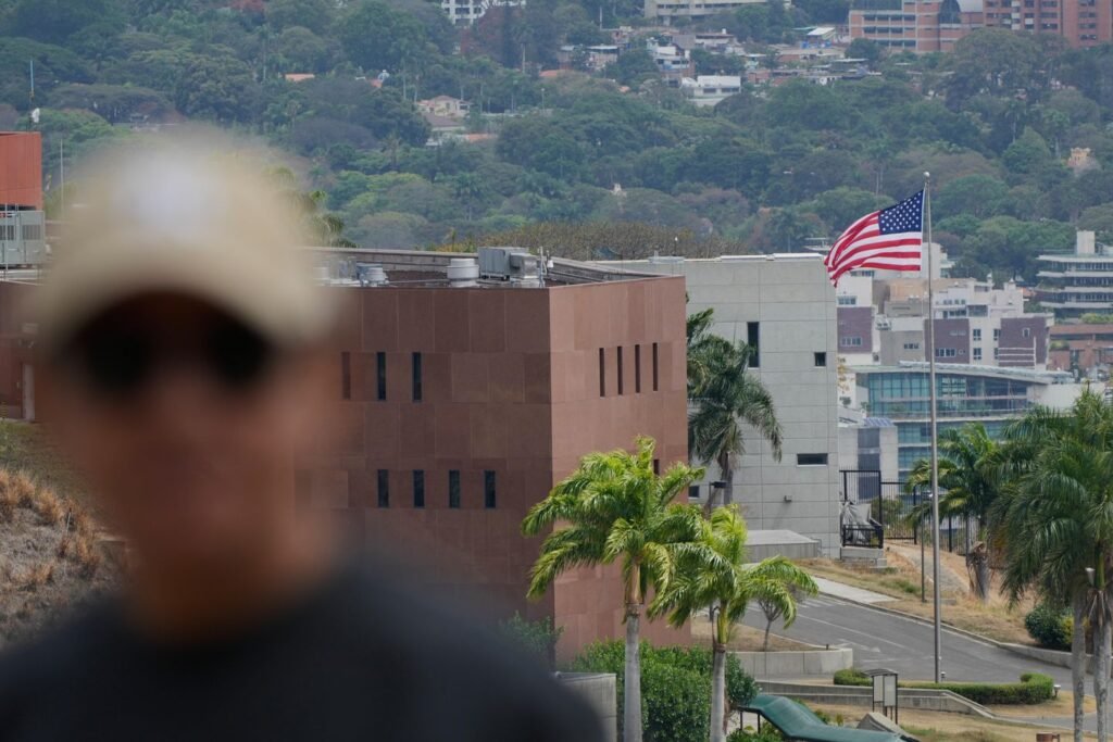 American flag raised at U.S. Embassy in Venezuela for the 1st time since 2019