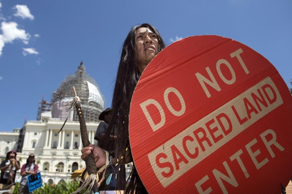 Apache tribe members urge Supreme Court to protect sacred land from U.S. mine deal