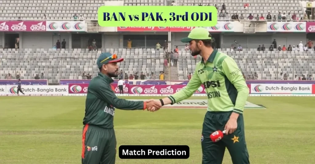 BAN vs PAK, 3rd ODI Match Prediction: Who will win today’s game between Bangladesh and Pakistan? BAN vs PAK, 3rd ODI Match Prediction: Who will win today’s game between Bangladesh and Pakistan?