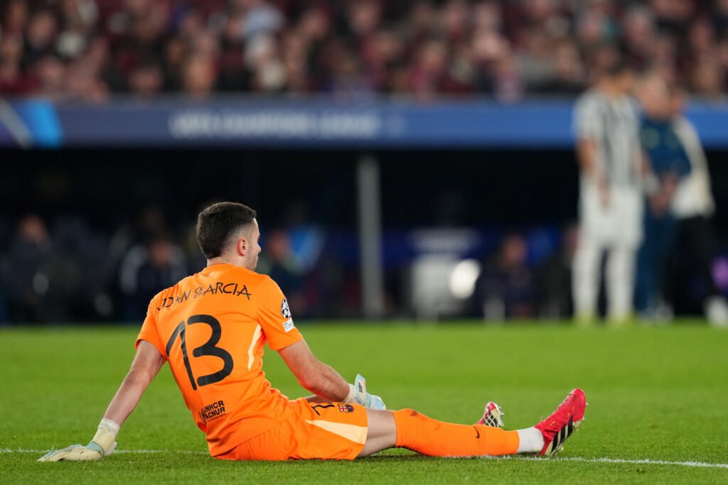 Barcelona fear Joan Garcia could miss UCL quarter-final