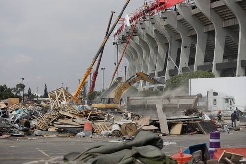 Blindan con megaoperativo de vialidad y seguridad el Azteca Blindan con megaoperativo de vialidad y seguridad el Azteca