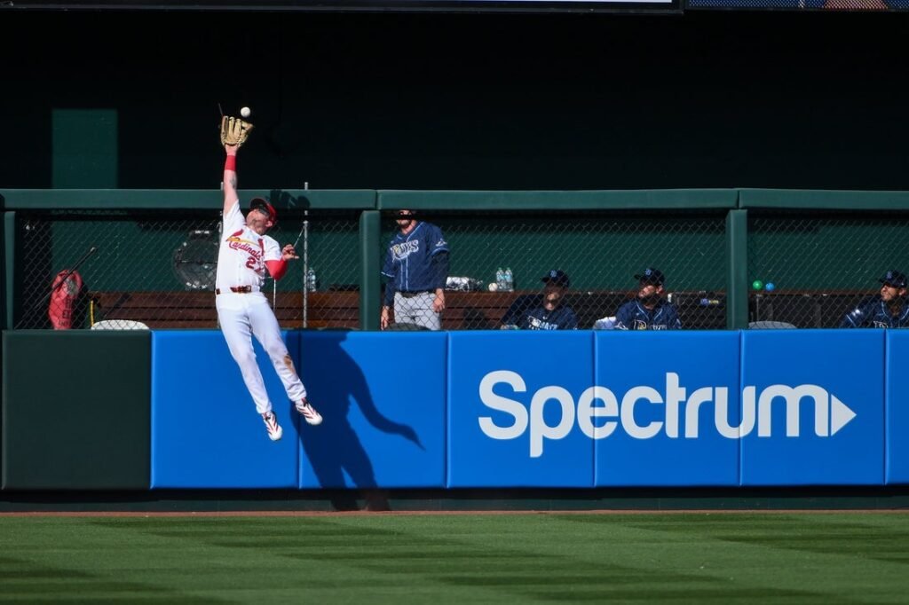 Cardinals match Rays’ sixth-inning uprising with their own, win 9-7 Cardinals match Rays' sixth-inning uprising with their own, win 9-7