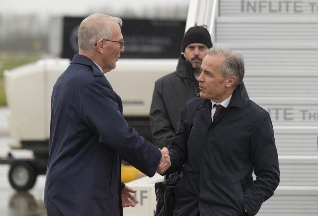 Carney meeting Keir Starmer in London as Iran war disrupts shipping routes Carney meeting Keir Starmer in London as Iran war disrupts shipping routes