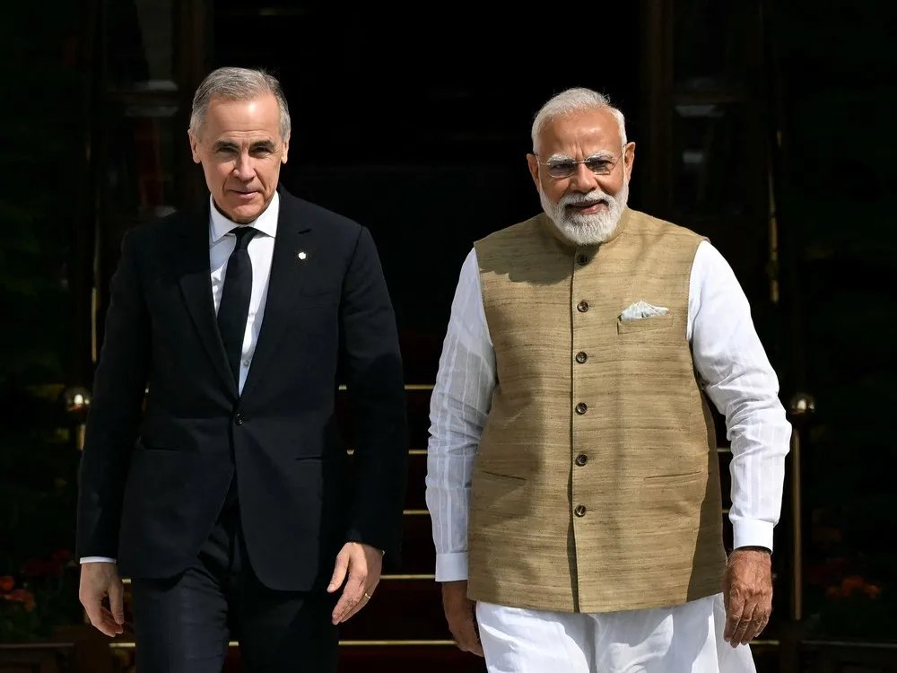 Carney to meet Modi and formally launch negotiations of trade agreement with India, sign deals Carney to meet Modi and formally launch negotiations of trade agreement with India, sign deals