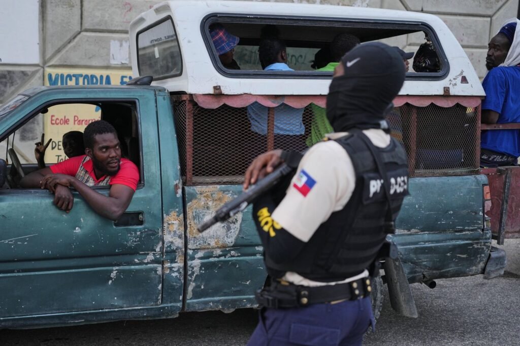 Central Haitian town descends into fire and bloodshed from gang warfare