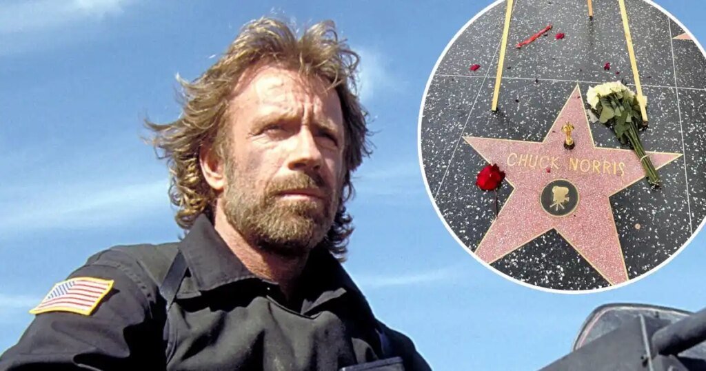 Chuck Norris’ Fans Pay Tribute at His Walk of Fame Star Chuck Norris’ Fans Pay Tribute at His Walk of Fame Star