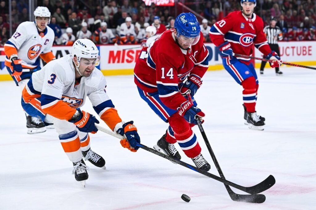 Cole Caufield's hat trick leads Habs' demolition of Islanders