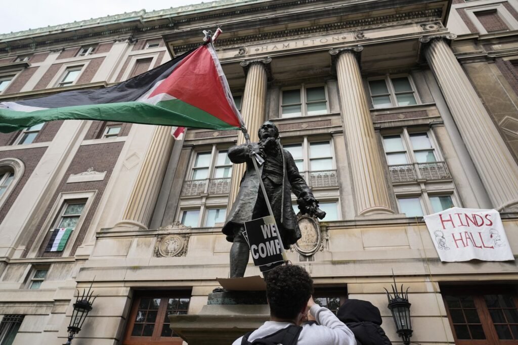 Columbia University pressed to fire faculty, dismiss students over 'Death to America' post