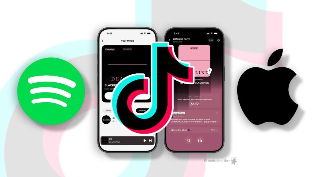 Cómo conectar TikTok con Spotify o Apple Music para guardar automáticamente la música que descubras Cómo conectar TikTok con Spotify o Apple Music para guardar automáticamente la música que descubras