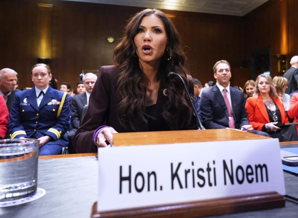 Democrats ask Justice Department to probe Noem for 'perjury' over Trump's knowledge of contracts