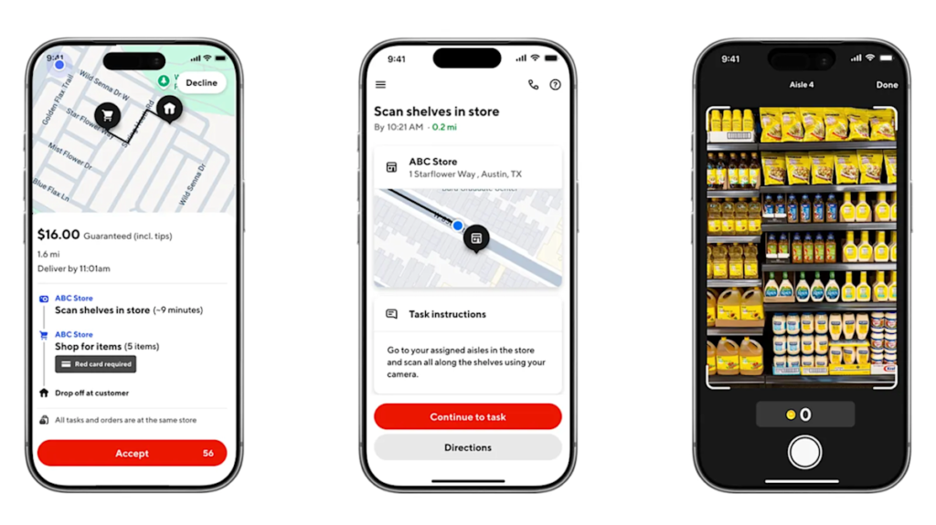 DoorDash will start paying gig workers for creating content to train AI models